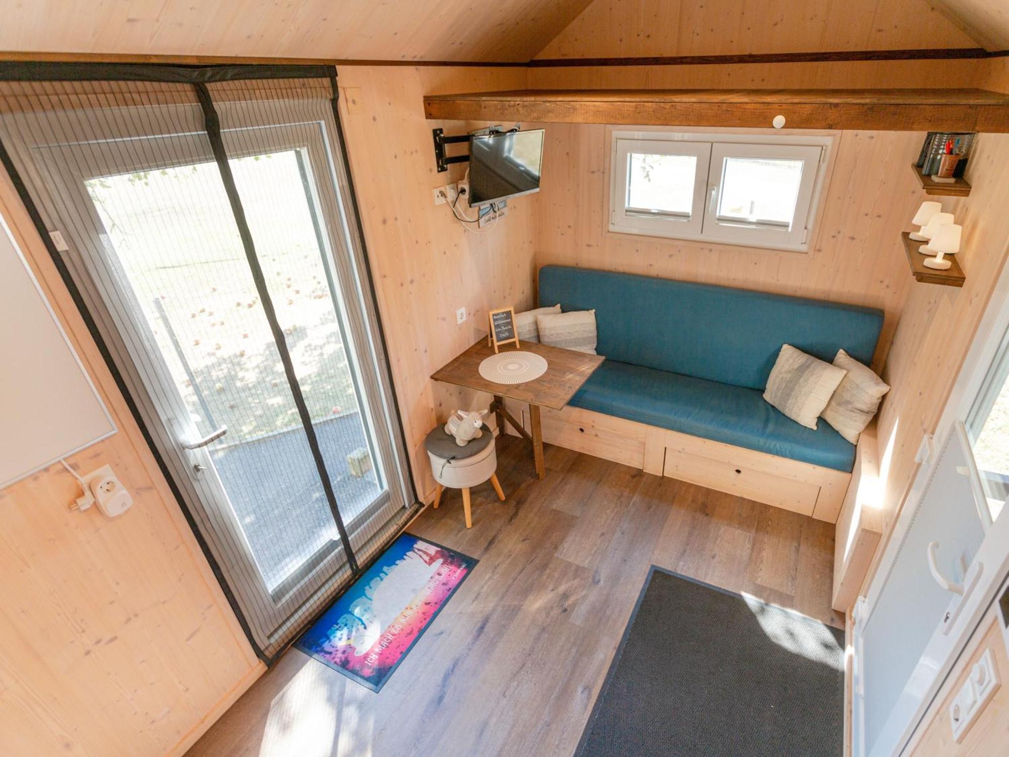 Villa Tiny House Auf Der Alpaka Farm à Rubkow Extérieur photo
