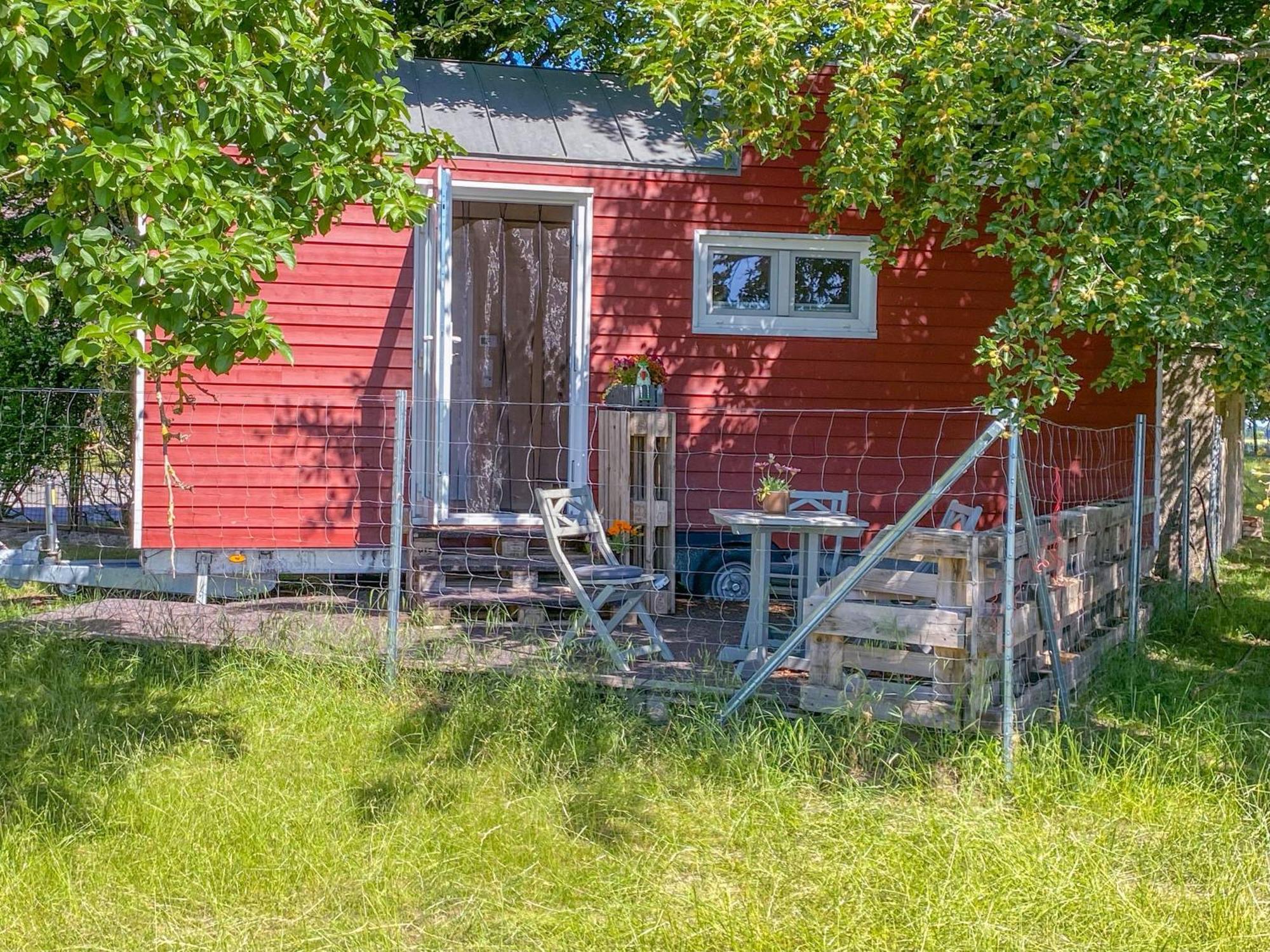 Villa Tiny House Auf Der Alpaka Farm à Rubkow Extérieur photo